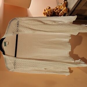 Sara Morgan Open Knit Cardigan